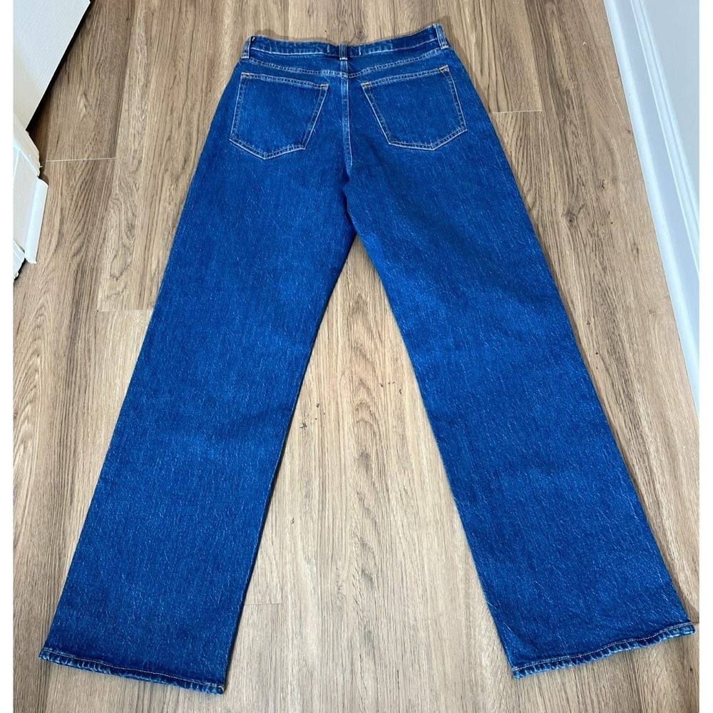 Abercrombie & Fitch 90s Relaxed Jeans High Rise Straight Leg 30 Long Curve Love - Picture 3 of 9